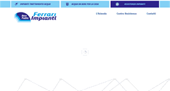 Desktop Screenshot of ferrarimpianti.com